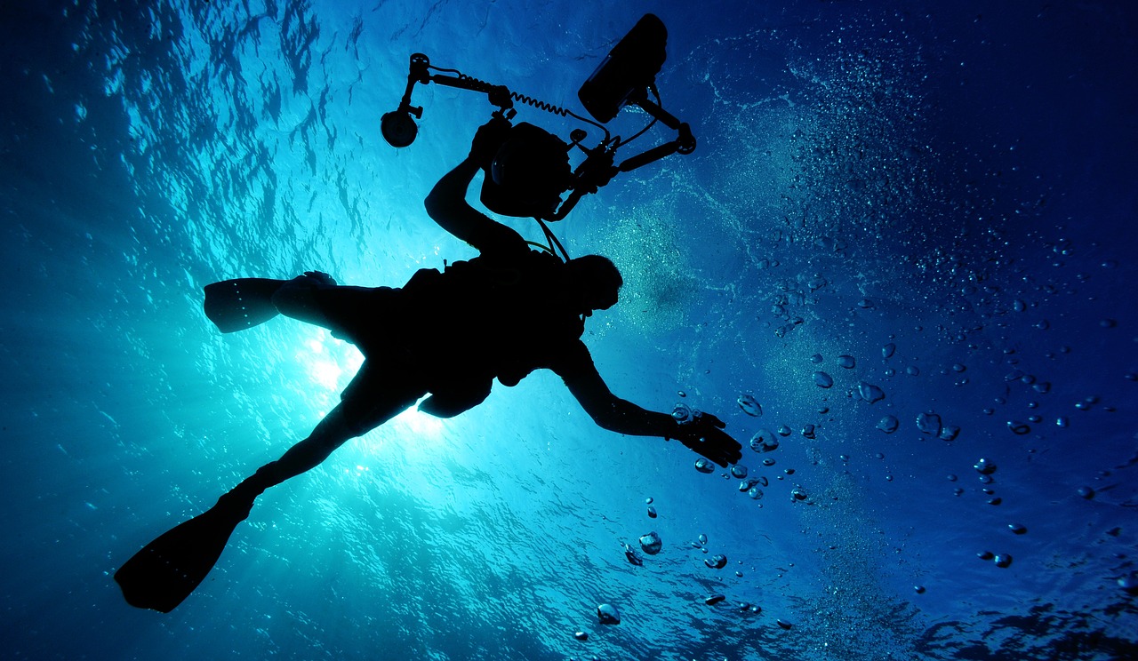 Dive academy training session